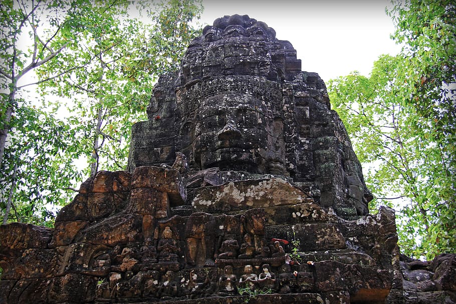 Templo ta som, templo, viajes, antigüedades, antiguo, hermoso, angkor wat, siem reap, camboya, asia