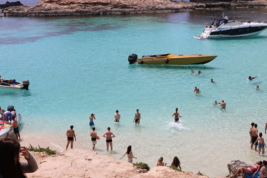comino, blue lagoon, malta, scuba, buoyancy, underwater, maltese, diver, vacation, gozo
