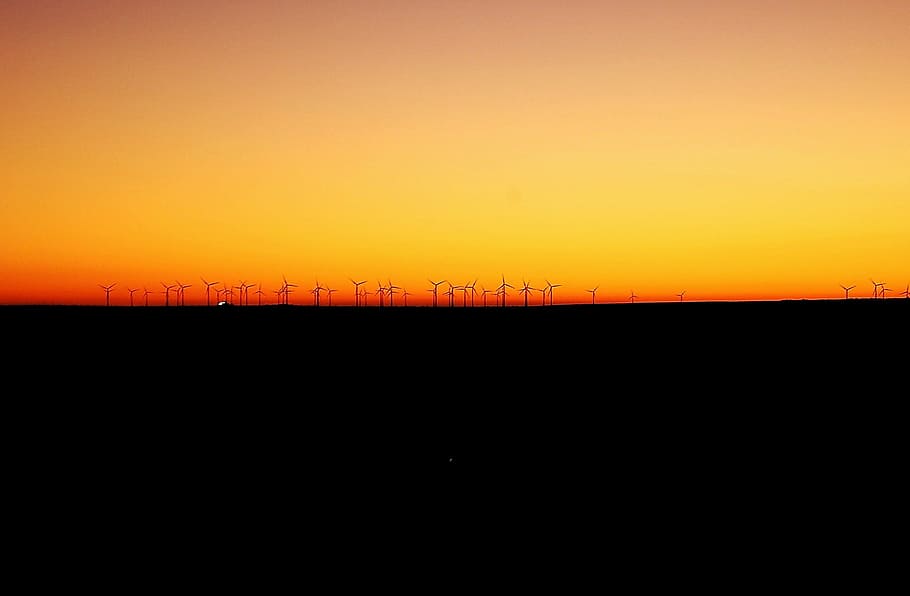 wind mills, wind, wind farm, landscape, light, sun, sunset, landscapes, contrast, nature