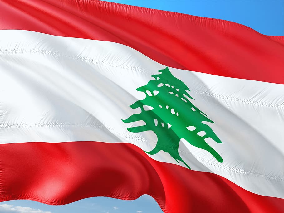international, flag, lebanon, middle east, mediterranean, red, patriotism, white color, green color, environment