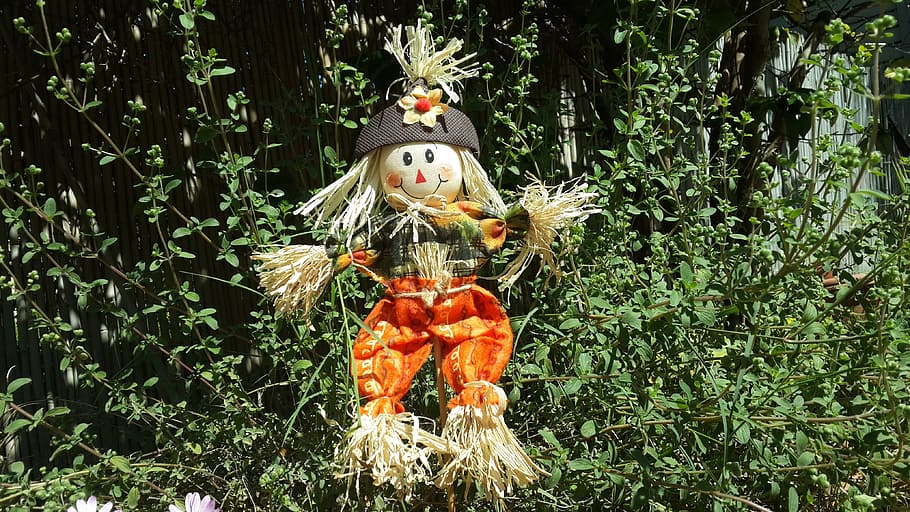 scarecrow, doll, traditional, harvest, farm, straw, decoration, handicraft, human representation, representation