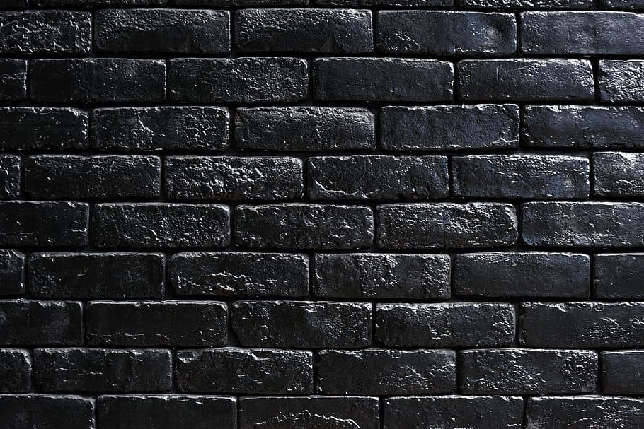 gray brick wall, wall, desktop, stone, brick, rough, blank, bricks, bricks wall, brown