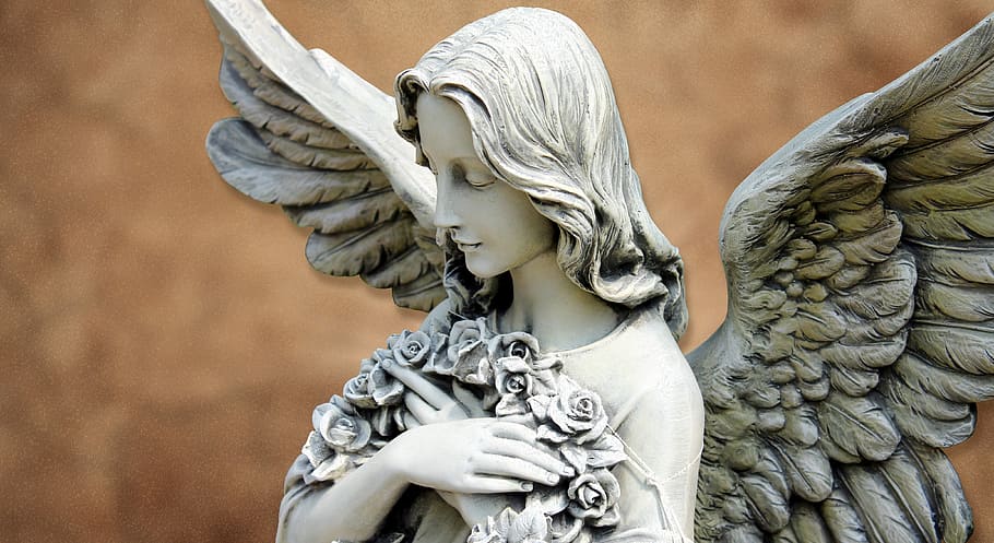 female angel statue, angel, guardian angel, figure, background, faith, angel figure, hope, decorative, peace