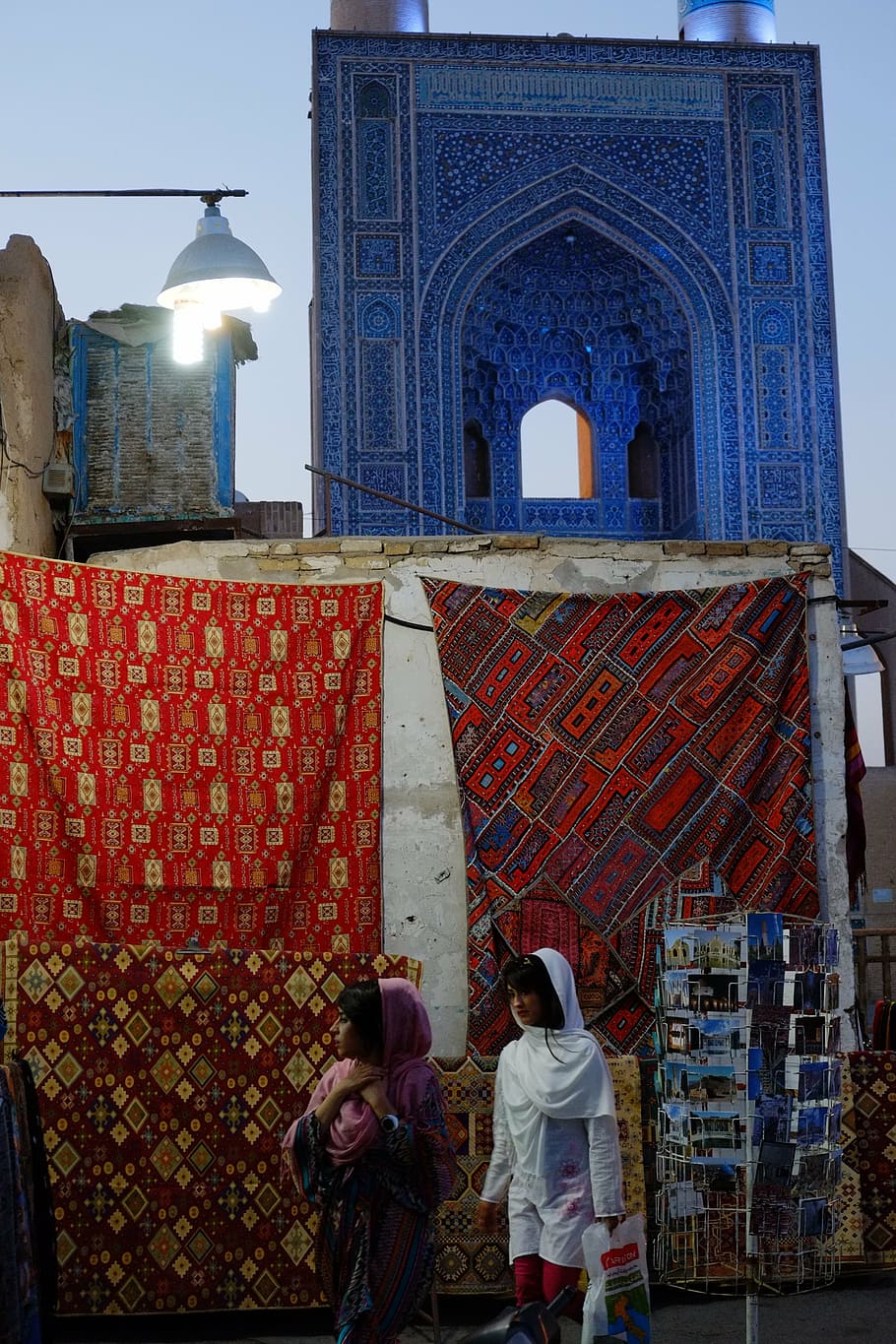 eran, mosque, esfahan, scarves, native, persia, religion, culture, architecture, built structure
