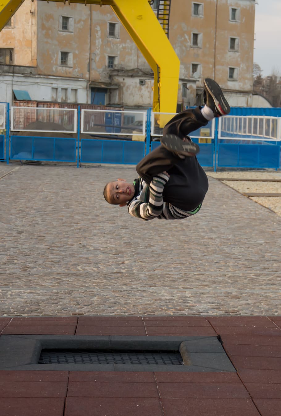 Jumps, Kids, City, Person, urban, young, sport, fitness, street, motion