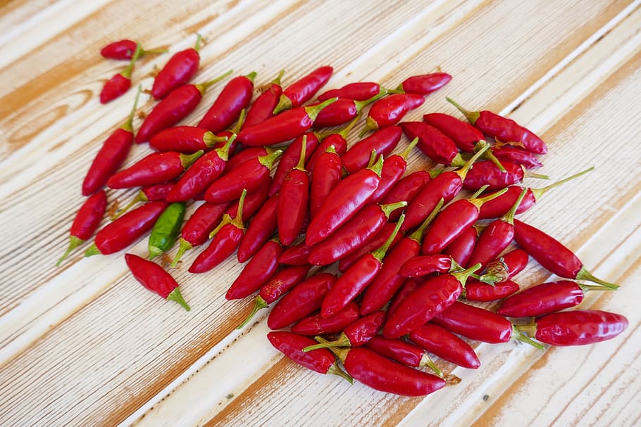 chillies, red chillies, hot, spicy, ingredient, cooking, red, food, fiery, pepper