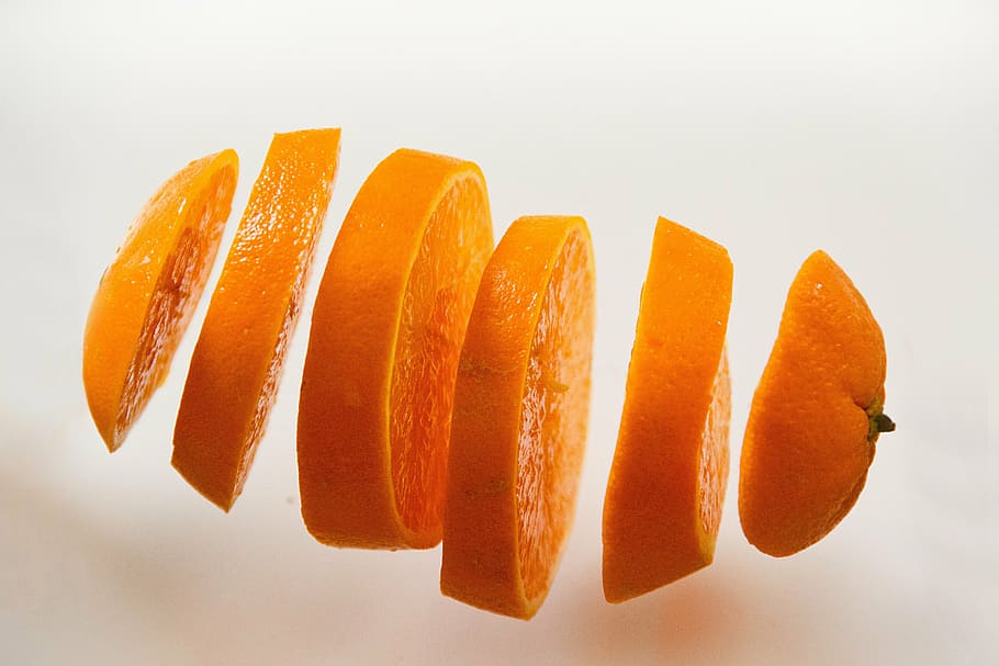 orange fruit, orange, food, juicy, fruit, cut into slices, disc, fruits, yellow, freshness