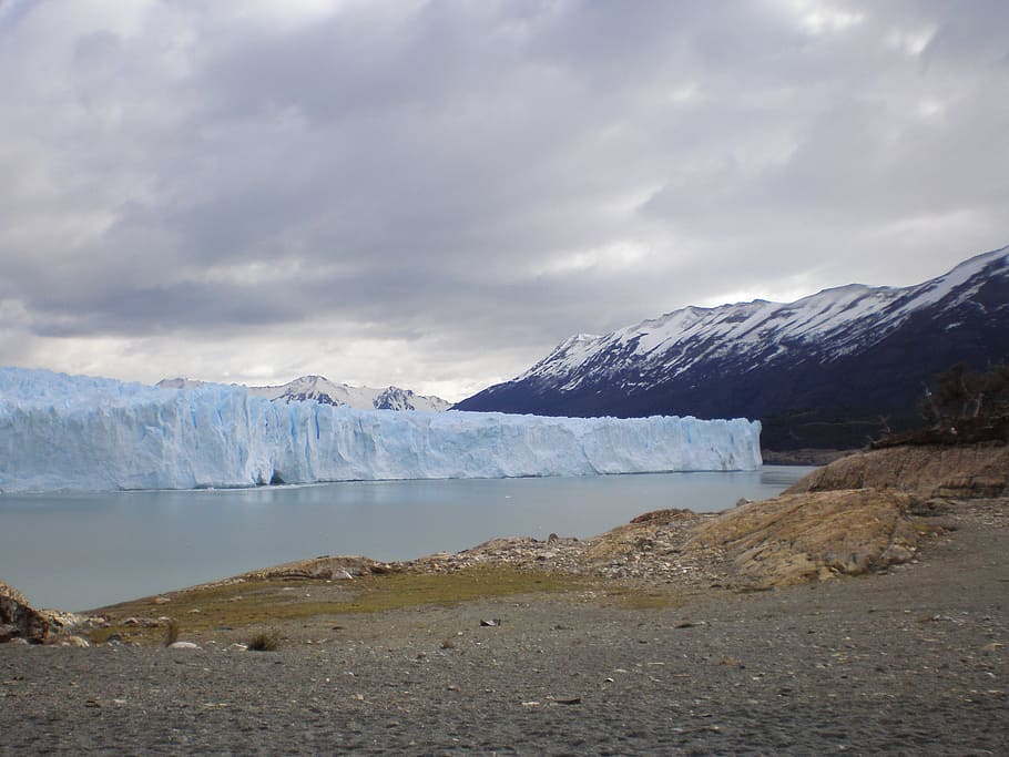 glaciar, argentina, perito moreno, Montaña, agua, cielo, desierto, temperatura fría, paisaje, nieve