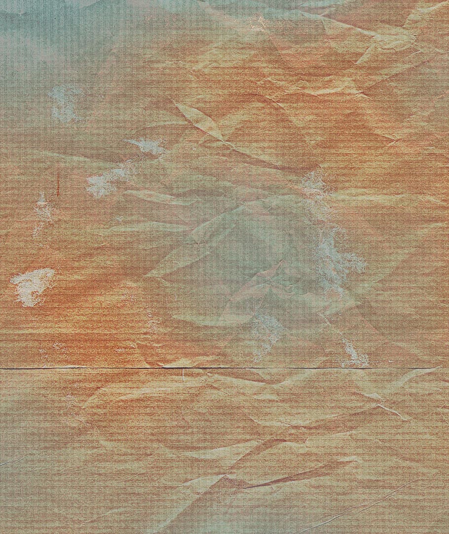 pattern, abstract, old, structure, paper, blue, orange, texture, to write, backgrounds