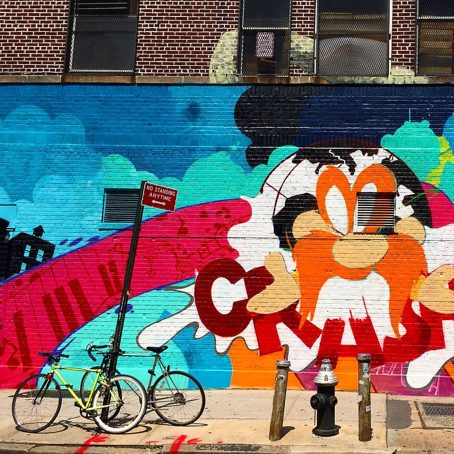new york, graffiti, street-art, murals, wall, drawing, graphics, art and craft, creativity, wall - building feature