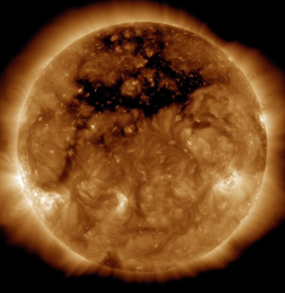 solar flare, sun, eruption, energy, fireball, orange, sunlight, burning, intense radiation burst, space