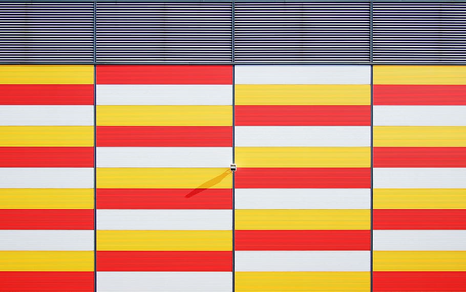 untitled, yellow, white, red, painted, surface, building, architecture, wall, texture
