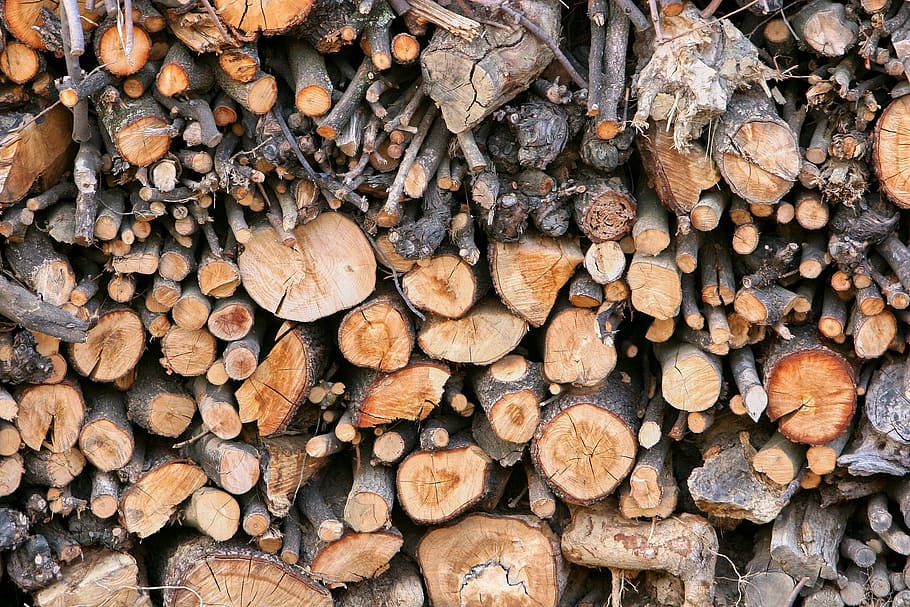madeira, indústria da madeira, lenha, holzstapel, pentes de corte de rosca, estoque crescente, empilhados, silvicultura, árvore madeira, estoque