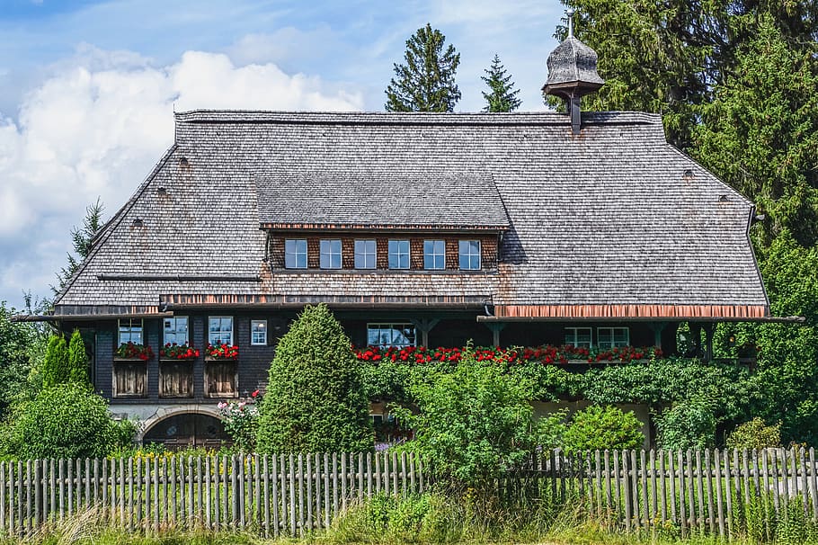 house, forest house, truss, museum, old, historically, germany, romance, black forest, huesli