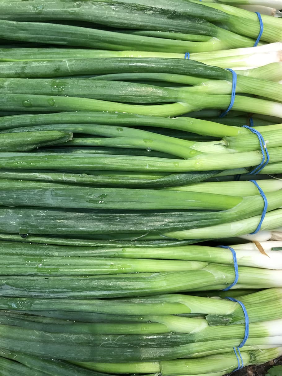 scallions, onions, vegetables, vegetable, healthy, vegetarian, food, green color, food and drink, freshness