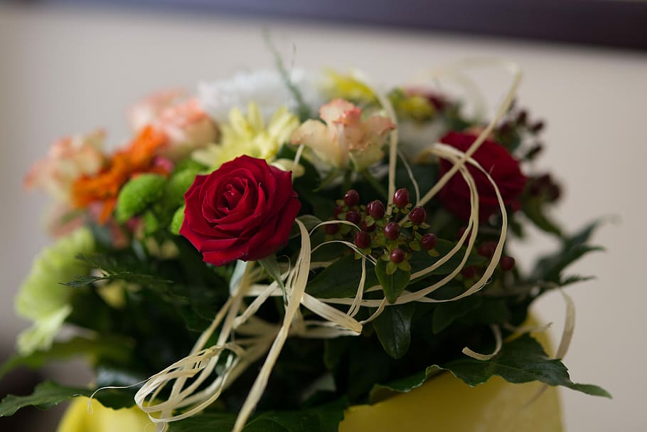 arranged, beautiful, bouquet, Flowers, flora, pretty, arrangement, flower, rose - Flower, decoration