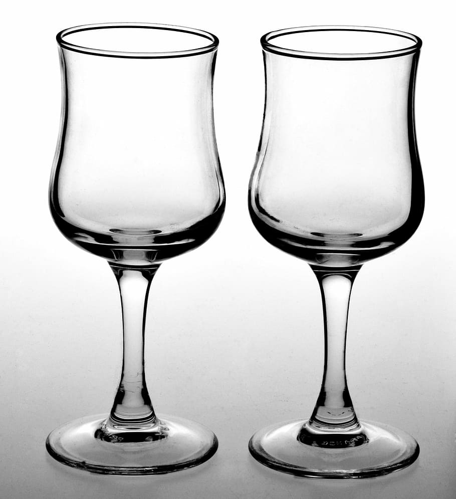 glass, white background, black lines, goblet, red wine glass, indoors, studio shot, transparent, refreshment, drink
