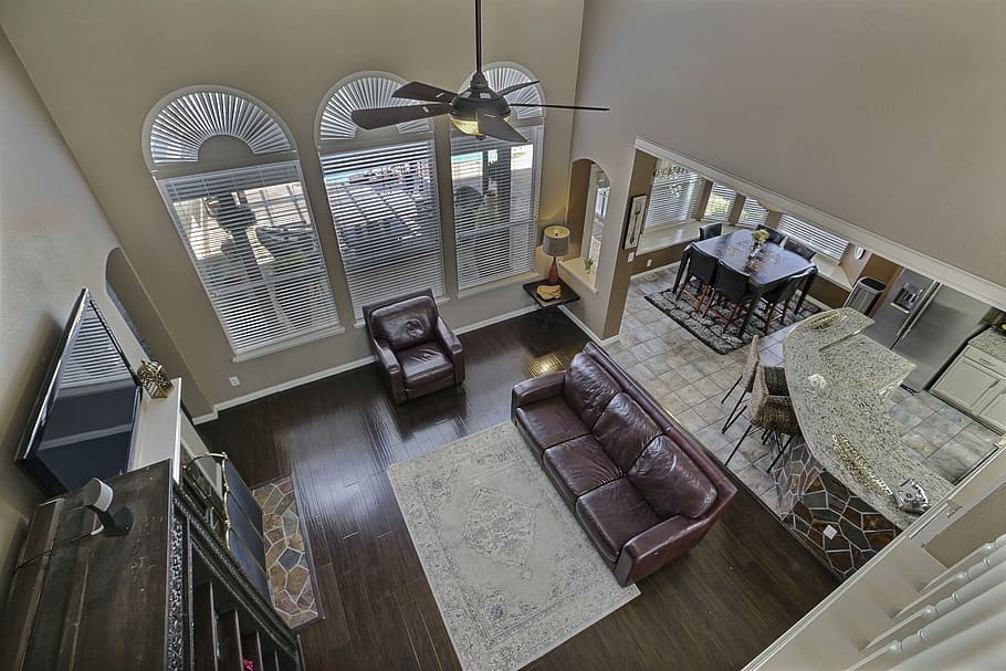 living room from high angle