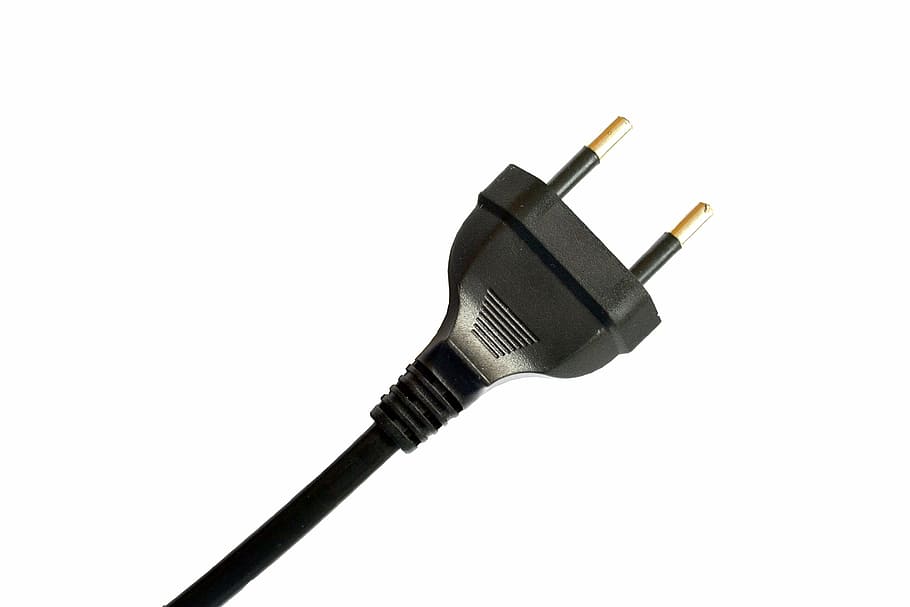 black power cable, outlet, electricity, electric, plug, energy, appliance, wire, tension, construction