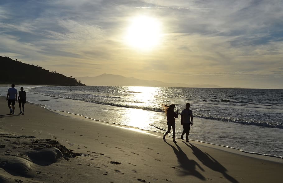 Beach, Eventide, Beira Mar, Holidays, brazil, quiet, sea, sand, sunset, nature
