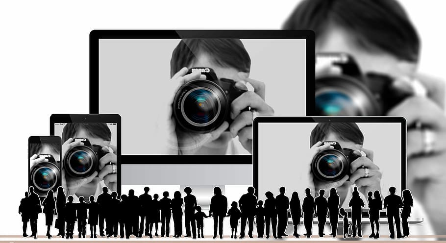 人, 保持, デジタル一眼レフカメラ, 写真, 女性, データ保護規制, dsgvo, カメラ, 手, EU法