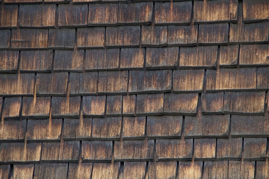 teja, madera, maderas, teja de madera, panel, revestimiento de fachada, pared, alpino, fachada, material