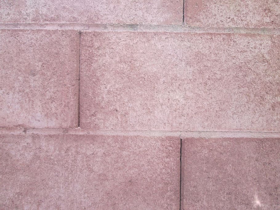 beige brick wall, tiles, walls, pink, bricks, surfaces, flat, hard, solid, blocks