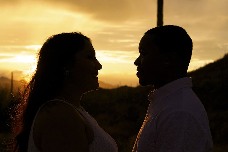 love, marriage, engagement, couple, sunset, romantic, relationship, together, happy, romance