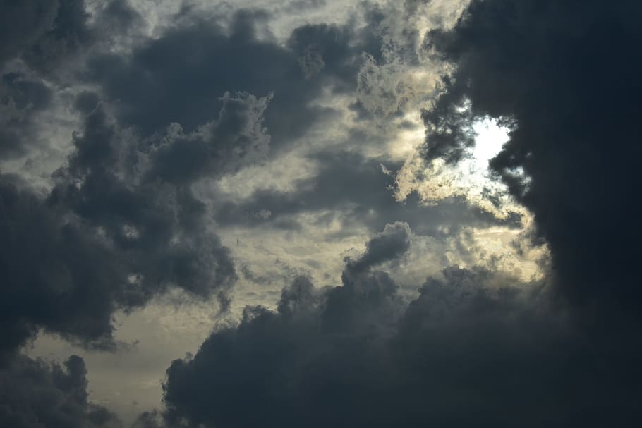 nublado, clima, nubes, cúmulos, cielo, tormenta, fondo, fondo de pantalla, nube - cielo, belleza en la naturaleza