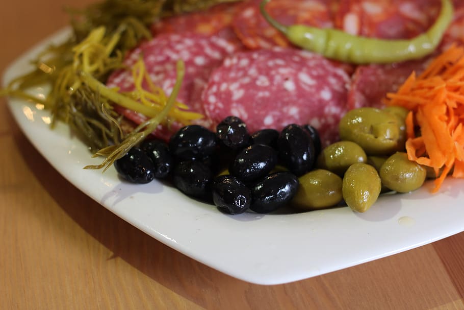 food, healthy, gourmet, food and drink, table, healthy eating, olive, freshness, close-up, indoors
