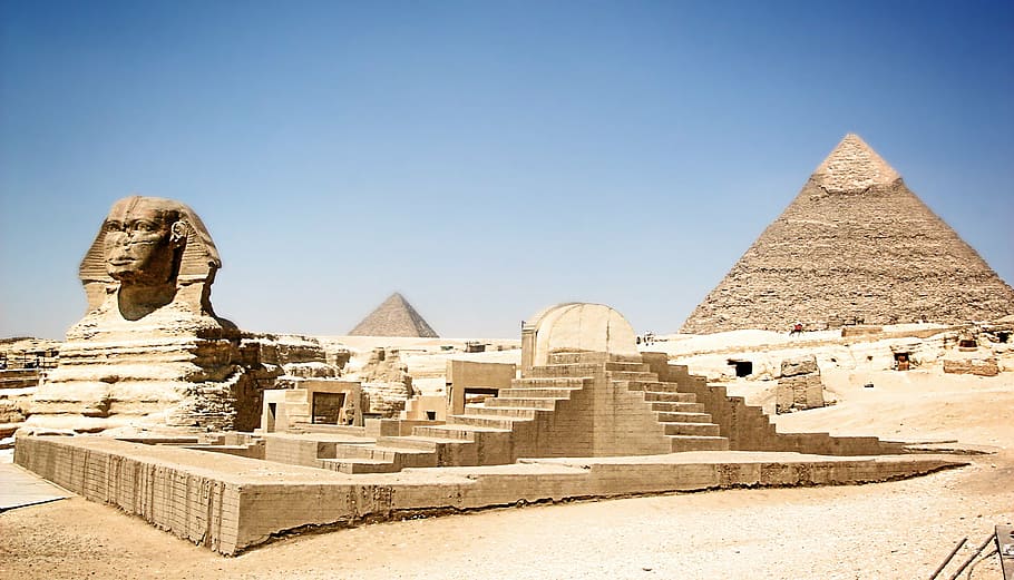 pirâmide de gizé, egito, pirâmides, egípcio, antigo, viagem, turismo, história, deserto, velho