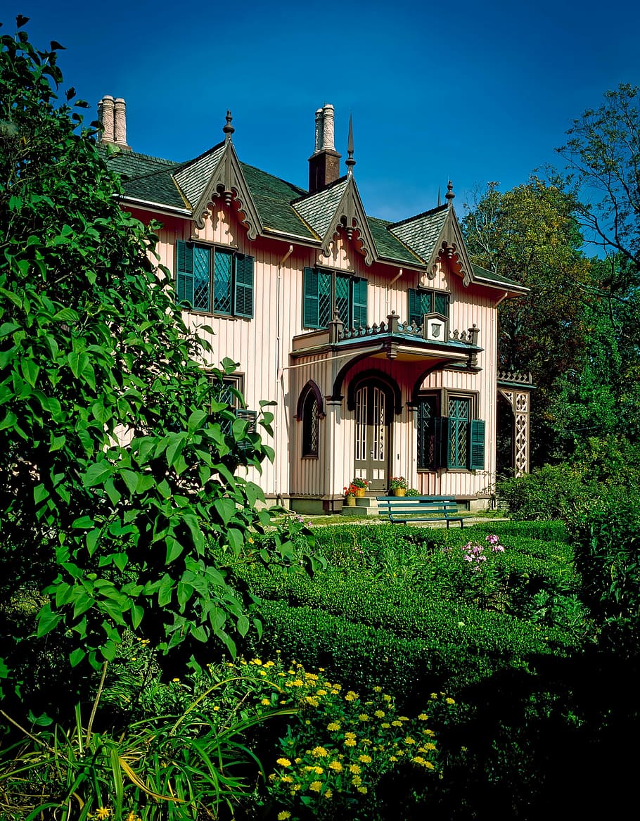 roseland cottage, woodstock, connecticut, landmark, historic, house, home, architecture, charming, quaint