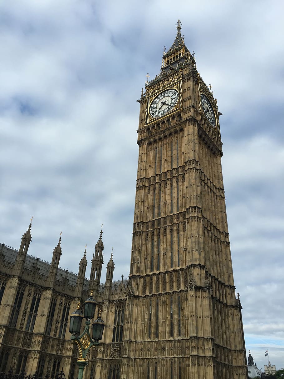 big ben, westminster, parliament, london, england, clock, landmark, britain, architecture, uk