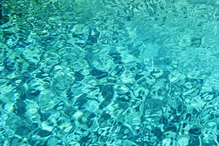 青い水, 水, 波紋, 青い背景, ターコイズ, テクスチャ, 表面, 波, 自然, 海