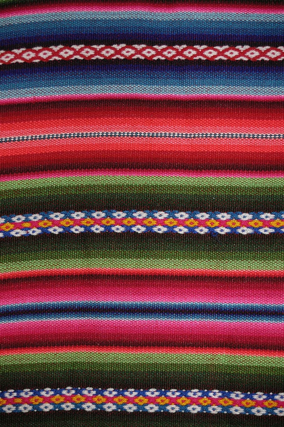 赤, 多色, 繊維, 色, メキシコ, カラフル, 伝統的, パターン, 背景, 織り