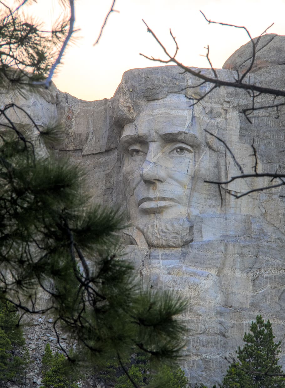 gunung Rushmore, Monumen, Amerika Serikat, peringatan, tengara, patung, presiden, gunung, lincoln, rushmore