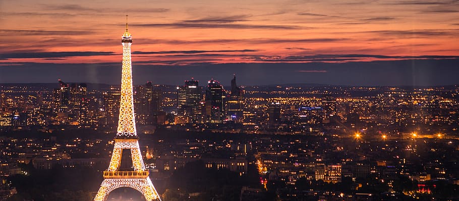 eiffel tower, paris, Paris, Lights, City, Eiffel, Night, the tower, travel destinations, architecture, tower