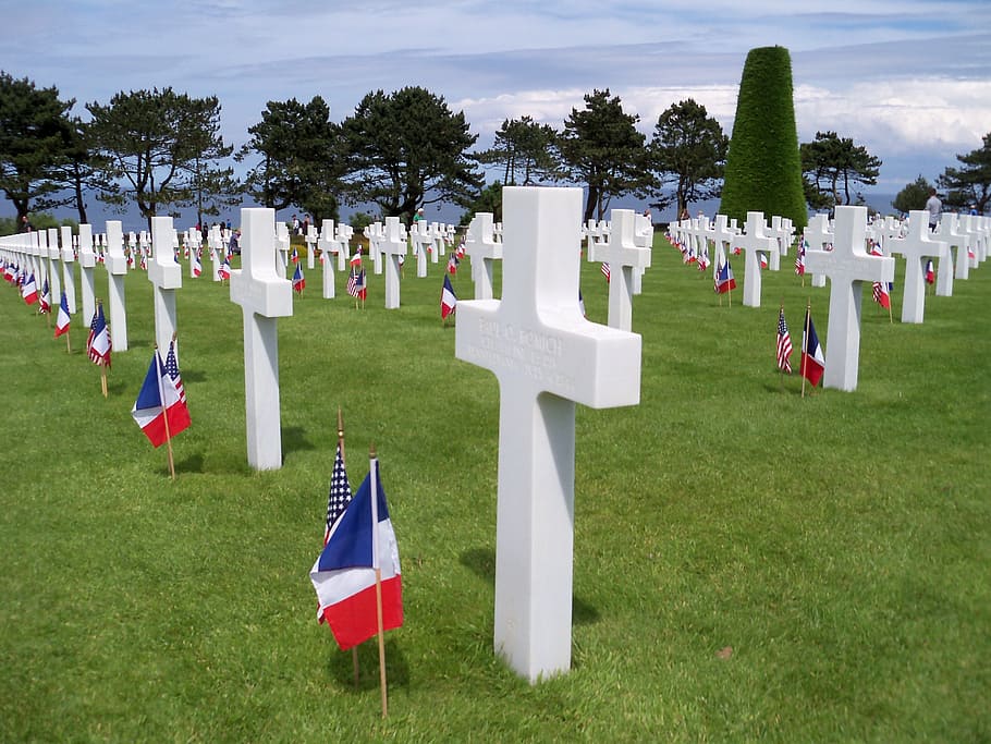 war cemetery, dday, landing normandy, day sur mer, the second world war,  omaha, grave, cemetery, tombstone, memorial | Pxfuel