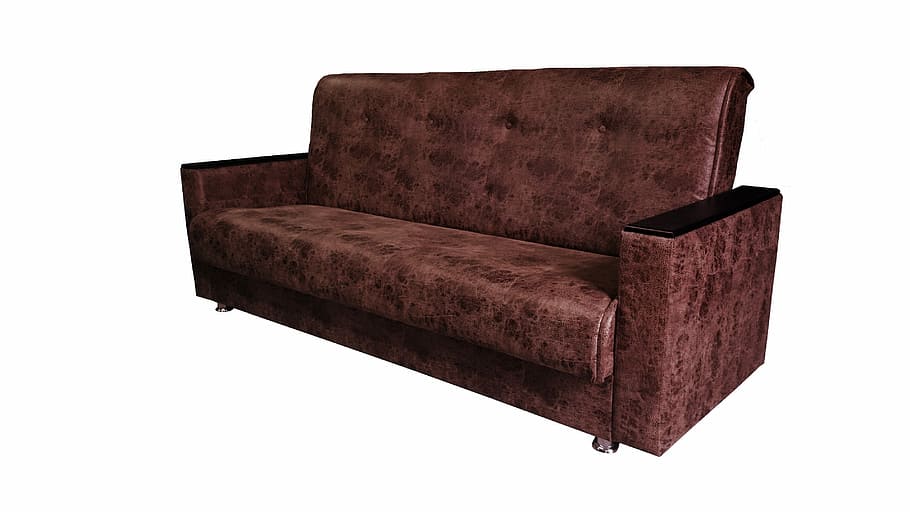 tufted brown sofa, tufted, brown, sofa, book, upholstered furniture, leather, buttons, pattern, interior