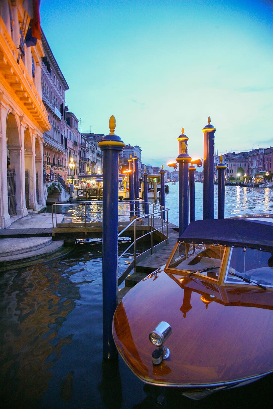 Perahu, Venesia, Italia, kanal, Eropa, jalur air, arsitektur, tengara, kanal besar, bersejarah