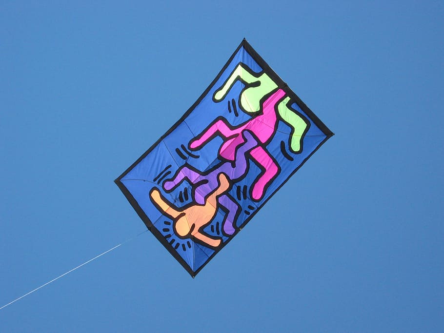 kite, sky, wind, colors, summer, games, dom, color, kites, illustration
