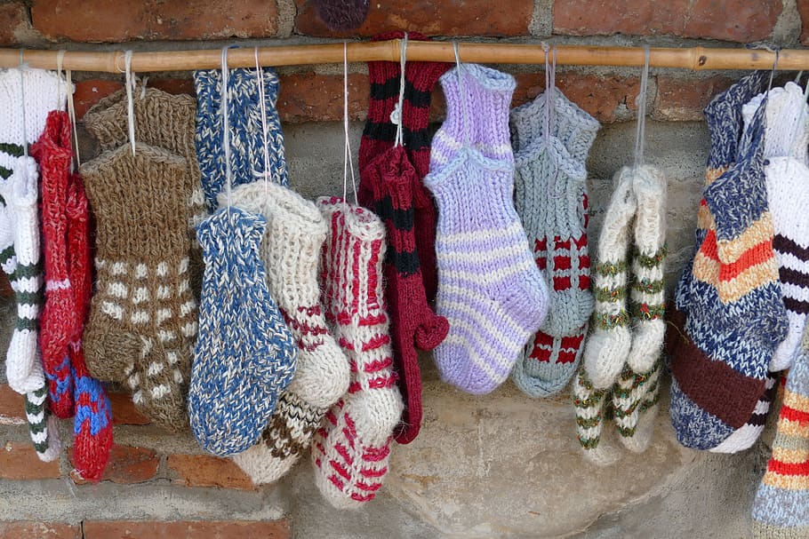 stocking, wool, knit, market, sell, trade, craft, georgia, tbilisi, choice