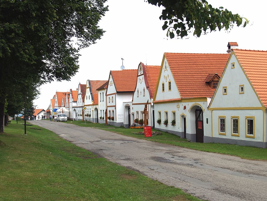 Holašovice, Petani, Baroque, Desa, petani Baroque, kakus, sejarah, monumen, arsitektur, unesco