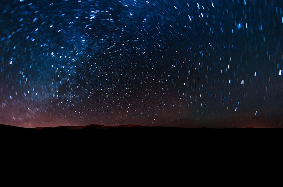 estrella, noche, cielo, montaña, sierra, estrella - espacio, espacio, paisajes - naturaleza, astronomía, tranquilidad