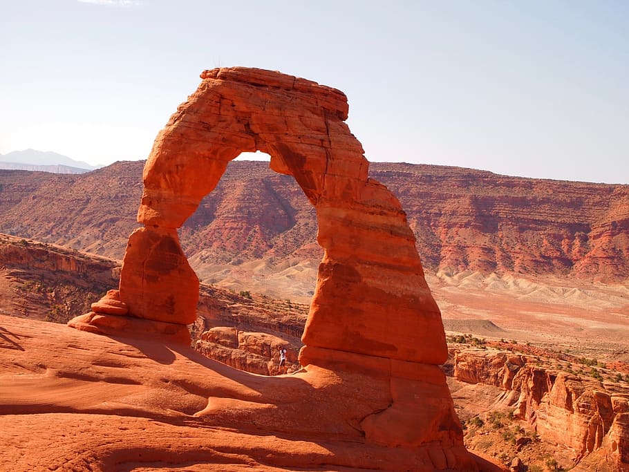 arches, national park, desert, utah, rock, nature, travel, landscape, arch, usa
