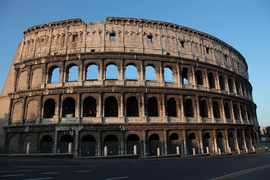 roma, colosseum, italia, sejarah, masa lalu, lengkungan, kuno, perjalanan, tujuan perjalanan, kehancuran tua
