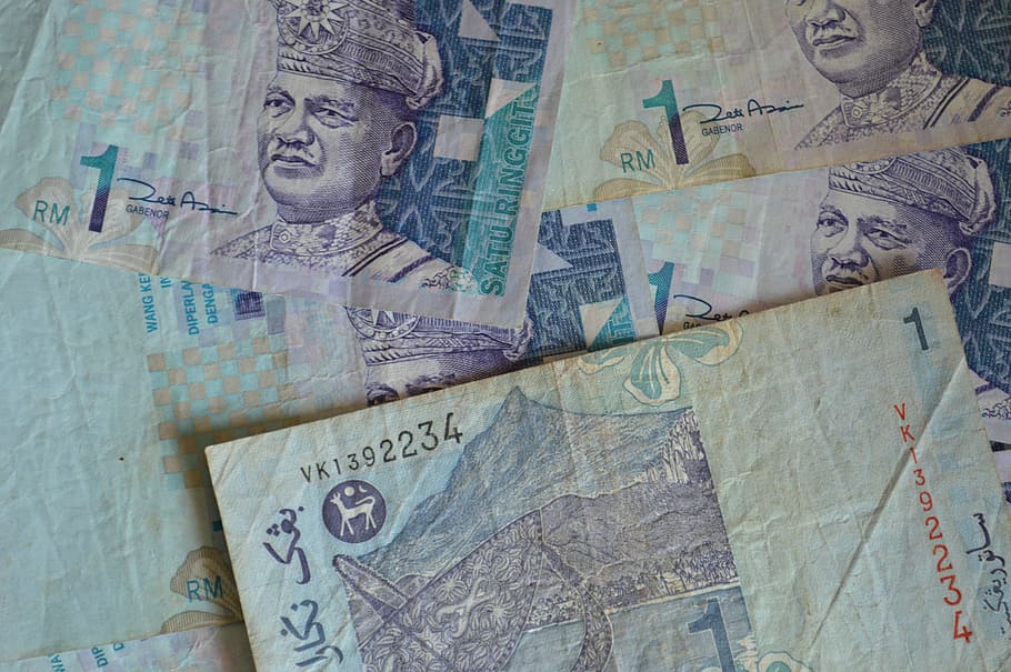 1 지폐 많은, 지폐, 말레이시아, 통화, 돈, 현금, 은행, 인도, 부, 풍부한