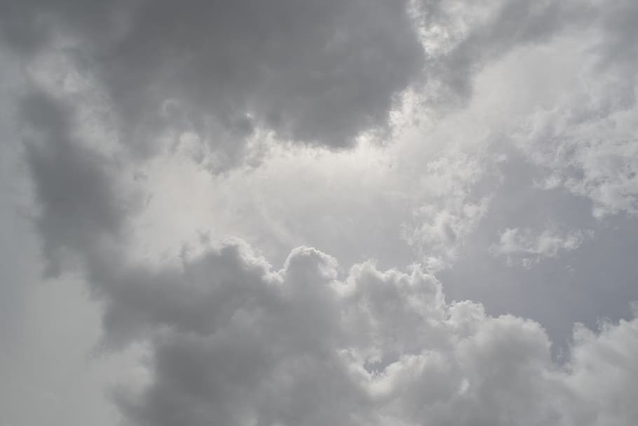 clouds, grey sky, heavenly, heaven, weather, cloudy, cloudscape, grey, storm, dramatic