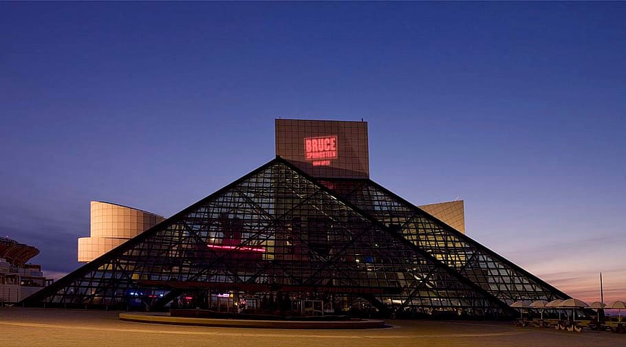 rock, roll hall, fame, cleveland, ohio, Rock and Roll Hall of Fame, Cleveland, Ohio, photos, hall of fame, landmark