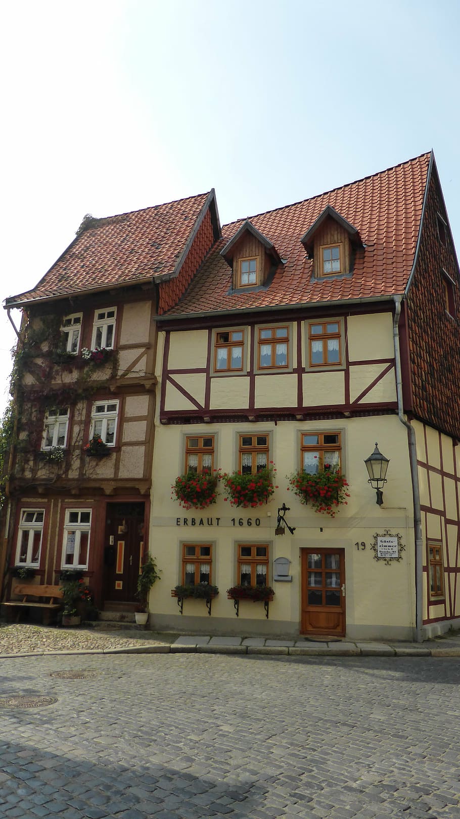 truss, home, fachwerkhaus, old town, shutters, quedlinburg, architecture, building exterior, built structure, building